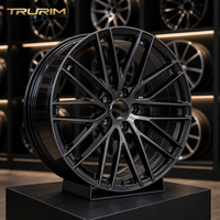 Nouvelle Arrivée Jantes Forgées Multibranches Noires Brillantes 19 21 Pouces 5X120 Performance Luxe pour BMW M5 Tesla Model S PCD