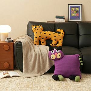 विशिष्ट रूप से दिलचस्प जानवर बुना हुआ आकार के तकिए हुए आकार के तकिए हुए तकिए हुए छोटे बच्चे सोफे के तकिए तकिए हुए - Product Image 4