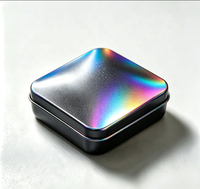 Poudre de pigment de revêtement à effet spécial GUANZUN pour l'impression d'emballages de luxe, noir charbon, aluminium holographique, 5-100 microns