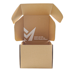 Boîte d'expédition en carton ondulé personnalisée avec logo pour l'emballage <span class=keywords><strong>de</strong></span> marques e-commerce - Product Image 2