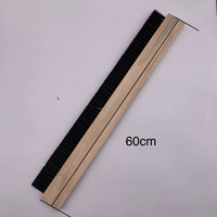 Brosse à poussière industrielle personnalisée en gros, 24 pouces, en bois, pour béton, balai à plancher, brosse à lattes, équipement de revêtement de planches