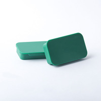 10g conception personnalisée Logo petit Rectangle boîte en plastique menthe cosmétique solide parfum étui sourcils savon baume à lèvres boîte