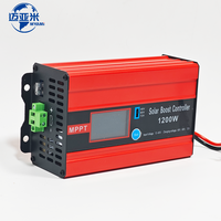 Contrôleur de charge solaire MYAMI Boost MPPT 1200W, entrée PV 12-60V 30A, courant de charge 15A, régulateur DC PV réglable 48V/60V/72V