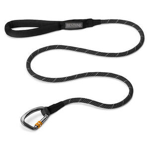 Commercio all'ingrosso OEM Durevole 6ft Lunga Consuetudine di Nylon Del Cane Riflettente Corda del cavo del guinzaglio con Clip di Bloccaggio Sicuro Moschettone - Product Image 1