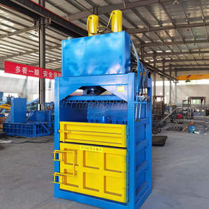 Vertical Hydraulic Pressing Baler Waste Carton Box Baler Cardboard <b>Baling</b> <b>Machine</b> Easy Operate 1 Year Warranty for Manufacturing - Product Image 1