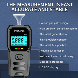 Testeur d'alcoolémie haute précision Kofig KFG-MR5030B avec écran LCD rétroéclairé, pour tests routiers et surveillance des conducteurs de flotte, en plastique ABS, garantie 12 mois - Product Image 4