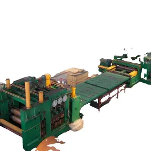 CNC uncoiling, leveling, and shearing production linesteel coil shearing machinecoil straightening machine