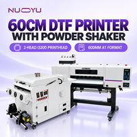 Imprimante DTF 600 mm avec 2 têtes I3200, encre pigmentée, circulation d'encre blanche, certifiée CE, contrôle Hansen, machine d'impression par transfert PET