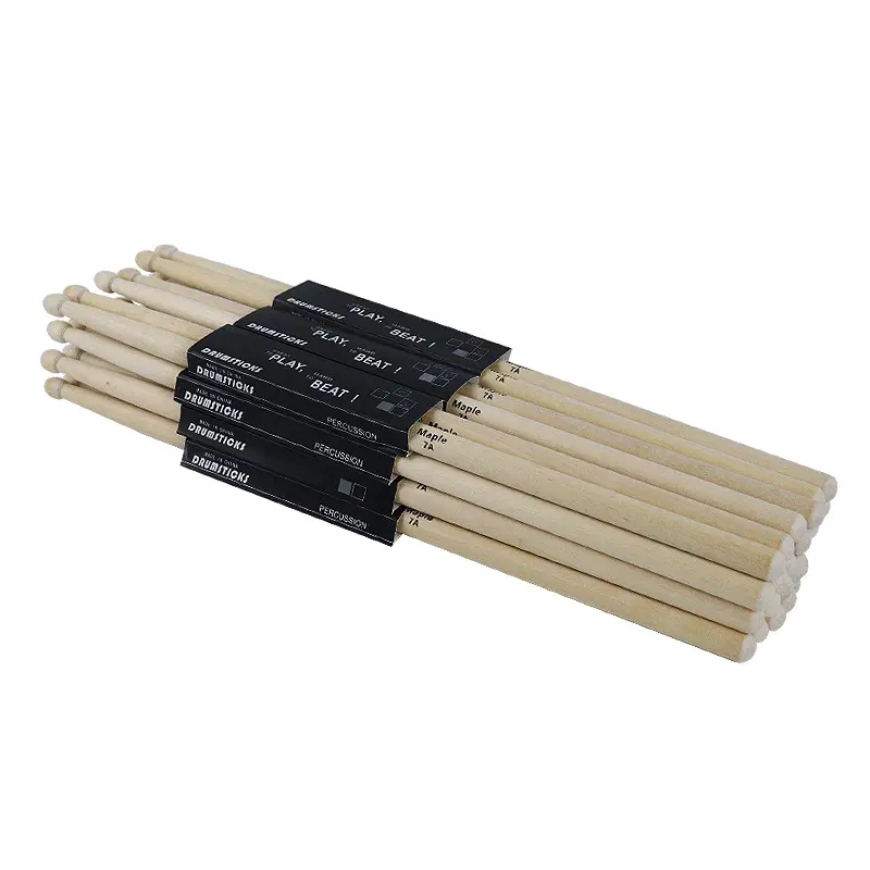 5A Drum Sticks Maple Wood Drumsticks Durable Drum Stick for Kids Adults Beginner Drum Accessories
