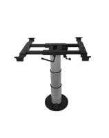 Cadre de table pour camping-car avec pied de table rotatif Pièces de camping-car Accessoires pour caravane et remorque