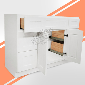 Ready to Ship 48"W X 34.5"H X 21"D White <strong>Bathroom</strong> <strong>Sink</strong> Vanity Free Shipping Wood <strong>Bathroom</strong> <strong>Sink</strong> <strong>Cabinets</strong> With 6 Drawers - Product Image 4
