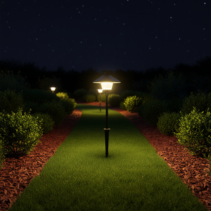 Luci LED da Esterno per Sentieri 3W 210LM 3000K Bianco Caldo 12V-24V IP66 Corpo in Plastica Illuminazione per Passaggi Pedonali - Product Image 2