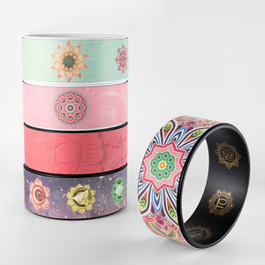 ABS + Set roda <span class=keywords><strong>Yoga</strong></span> Fitness rumah uniseks, roda pijat untuk latihan meredakan sakit punggung termasuk <span class=keywords><strong>Yoga</strong></span> dan efektif nyaman - Product Image 2