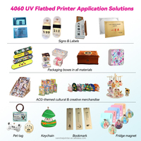 Impresora UV Plana 4060 para Impresión de Etiquetas con Posicionamiento Visual por Cámara, Automática, Personalizada, para Acrílico, Vidrio, Madera, Adhesivos y Otros Artículos