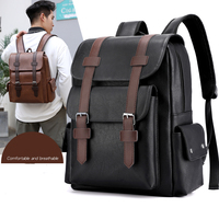 Sac à Dos Homme en Cuir Tendance Personnalisé, de Luxe, Imperméable pour École et Collège