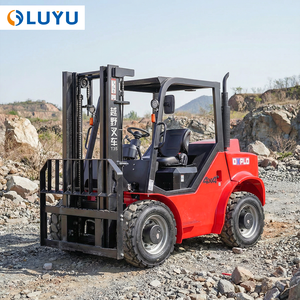 รถยกสำหรับงานก่อสร้างแบบออฟโรด 3 ตัน 3.5 ตัน ขับเคลื่อน 4 ล้อ ดีเซล พร้อมระบบเลื่อนด้านข้าง  ยกสูง 3000 มม.-7000 มม.  รับทำโลโก้ตามสั่ง - Product Image 1