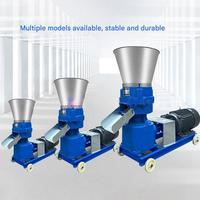 Vente directe d'usine, petite machine à granulés d'aliments pour animaux, mini-machine à granulés d'aliments pour usage domestique, production d'aliments pour lapins et porcs
