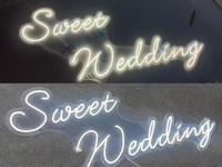 Moule personnalisé en forme de cœur gradué pour arche de demande en mariage, enseigne néon lumineuse de 3 pieds de grandeur « Veux-tu m'épouser ? », décoration de mariage