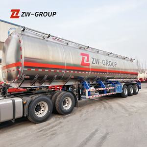 Camion-citerne à carburant à 3 essieux 35000 40000 42000 45000 50000 60000 L Essence Huile de palme Alimentaire Aluminium Acier inoxydable Réservoir de carburant Camion-citerne Remorque - Product Image 4