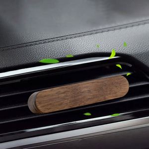 Difusor de Coche Ecológico de Madera Artesanal del Fabricante, Clip de Ventilación con Aroma de Madera Natural, Recargable, Decoración de Coche de Madera Artesanal - Product Image 1