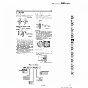 Multi-connecteur pneumatique SMC DM6-04NU pièces pneumatiques de haute qualité - Product Image 1