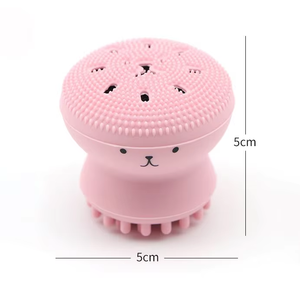 Herramientas de belleza Cuidado del cabello Masaje Cepillo de lavado de cara Champú <span class=keywords><strong>para</strong></span> bebés Cepillo de baño Cepillo de limpieza de silicona - Product Image 2