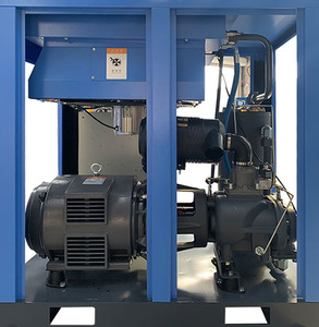 Compresor de aire de tornillo rotativo de bajo ruido eléctrico industrial 7.5kW 7bar 380V AC estacionario - Product Image 6