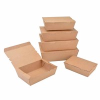 Caja de Papel Coreano Ecológica Personalizada para Hot Dogs y Hamburguesas, con Laminación Mate, para Comida Rápida y Pollo Frito