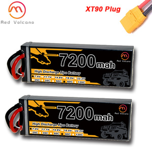 แบตเตอรี่ลิเธียมโพลิเมอร์ LVNCELL คุณภาพสูง ความจุ 7200mAh 60C 14.8V 4s  แพ็คแบตเตอรี่ 500 รอบการใช้งาน - Product Image 5