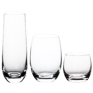 <span class=keywords><strong>Tasse</strong></span> à eau moderne en verre cristal simple, monocouche, transparente, en forme d'œuf, grande capacité, sans couvercle, sans poignée, résistante à la chaleur - Product Image 1