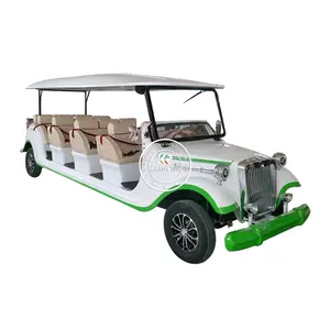 Amusement Equipment 14 Seater Electric Sightseeing Classic Old Vintage Car High Quality Electric Vintage Car