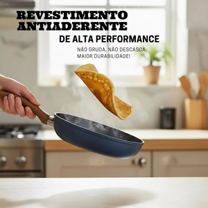 Juego de Ollas y Sartenes de Alta Calidad con Tapas de Vidrio, Asas Suaves al Tacto, Antiadherentes, 6 Piezas, de Aluminio Forjado y Cerámica, Aptas para Gas e Inducción - Product Image 4