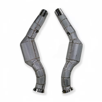 Collecteur d'échappement en acier inoxydable modifié à haut débit pour Maserati Levante 3.0T 2016-2018, réponse de turbine améliorée