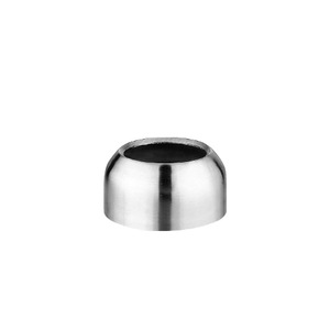 Soporte de pared universal de acero inoxidable con brida esférica 19222532 para tubos redondos, para rieles de ropa y herrajes de armario - Product Image 4
