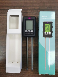เครื่องวัดคุณภาพดินดิจิตอล ST-03 6 in 1 พร้อมจอ LCD วัดอุณหภูมิ แสงแดด ความชื้นในดิน สำหรับสวน พืช และต้นไม้ - Product Image 5