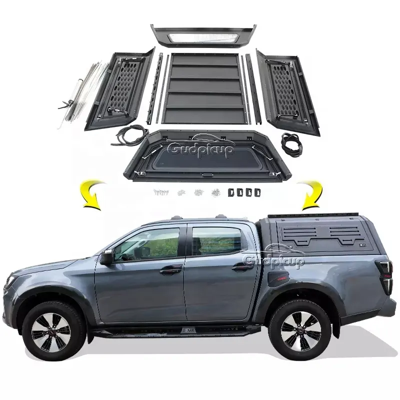 Haute qualité camion auvent topper camping-car Dodge ram hardtop pour ram 1500 amarok hardtop mitsubishi l200 auvent