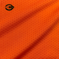 Tissu en maille à œillets respirant 92% polyester 8% élasthanne pour maillots d'entraînement de football et vêtements de sport