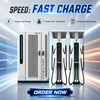 Chargeur EV SCU Split 480-960kW, station de charge rapide DC extérieure à montage au sol avec refroidissement par air/liquide et CCS2