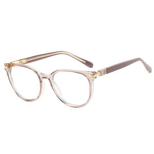 Kính mắt thời trang nữ mắt mèo chống ánh sáng xanh MS 82162 2024, gọng kính sáng bóng TR90+Kim loại, thiết kế nhiều màu sắc - Product Image 5