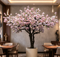 Pohon Bunga Sakura Tiruan Gaya Jepang Bagang Retail, Pohon Bunga Buatan yang Diperpanjang