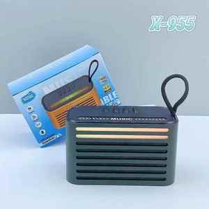 Altavoz Inalámbrico Portátil X-955 con Bajos Estéreo, Luces LED RGB, Caja de Música Estéreo, Altavoz Activo con <span class=keywords><strong>Radio</strong></span> <span class=keywords><strong>FM</strong></span>/TF/USB - Product Image 3
