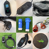 XTEVSE Nuevo Cargador Rápido para Vehículos Eléctricos Nivel 2, 7kW 32A, Portátil, 3.5kW GBT Tipo 2, Pantalla LCD de 2.8 Pulgadas, Cable de 5m