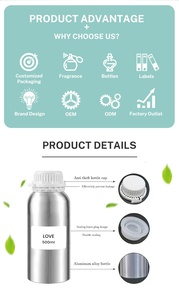 Difusor de Óleo Essencial Aromático da Marca ISDE, Venda por Atacado, Fragrância para Casa com Aroma de Gardênia, 500ml, Extrato Natural de Plantas - Product Image 5