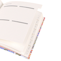 OEM al por mayor semanal mensual Agenda planificador libro costura encuadernación planificador diario con impresión Offset hecho de papel de Arte de cartón