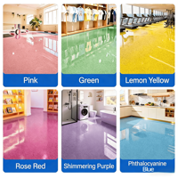 Peinture époxy pour sols en sable coloré, autolissante, rénovation de carrelage et de ciment, imperméable et résistante à l'humidité, effet marbre