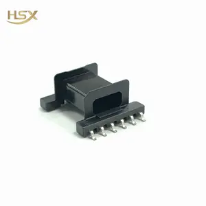 לטווח ארוך EFD25 SMD אופקי 6 + 6 שחף רגליים bakelite סיכה סיסה עבור שנאי, לחנוק עם טמפרטורה גבוהה התנגדות