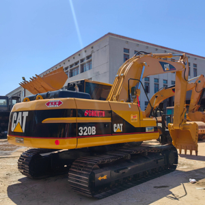 รถขุดไฮดรอลิก Caterpillar 320B มือสอง 20 ตัน ราคาถูก รถขุดแบบใช้มือบังคับ เครื่องยนต์ Cat รุ่น 320b 325b 330b - Product Image 1