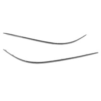 Bande de garniture de pare-chocs avant argentée de remplacement OLIVER pour Mercedes CLK-Class W209 (2006-2009) – Pièce auto 2098850921 2098851021