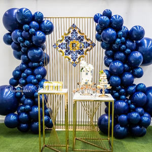 Shiny Golden Wedding Arch Stage Background Metal <b>Balloon</b> Arch Stand Wedding Arches Backdrop for Party Birthday Events Supplies - Product Image 5