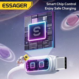 Cable de Carga Rápida ESSAGER ES-X81 USB a Tipo C para Teléfono Móvil, 1.<span class=keywords><strong>2</strong></span> <span class=keywords><strong>Metros</strong></span>, para Samsung, OnePlus, Realme, Oppo - Product Image 4